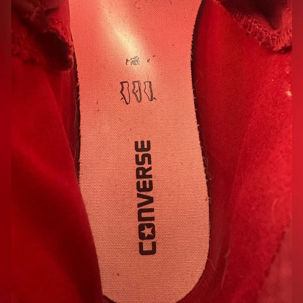 Converse Maroon High-Top Sneakers - Picture 8 of 8